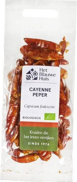Het Blauwe Huis Cayennepeper Heel (15 gr)