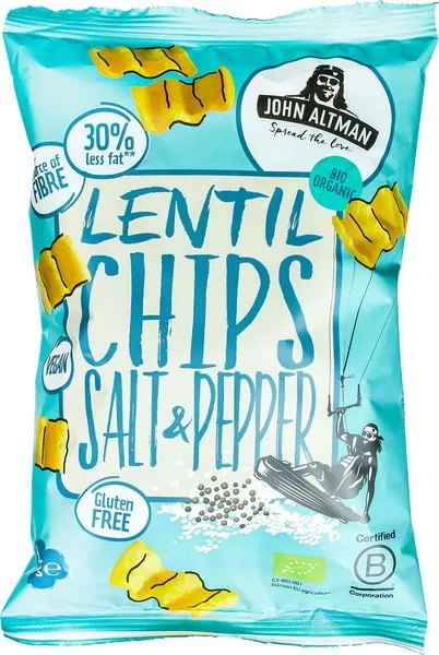 John Altman Linzenchips Salt And Pepper (75 gr)