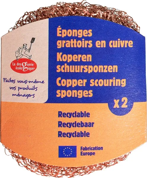 La Droguerie Ecologique Schuurspons Koper (2 stuks)