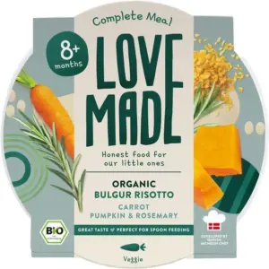 Lovemade Babymaaltijd Bulgur Risotto 8+ Maanden (185 gr)