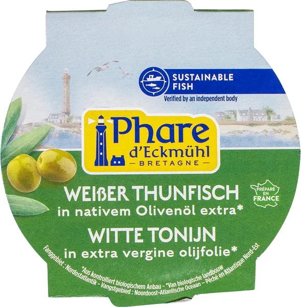 Phare d'Eckmühl Tonijn Wit, In Olijfolie (160 gr)