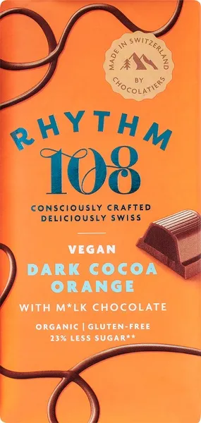 Rhythm 108 Chocoladereep Cocoa Orange (100 gr)