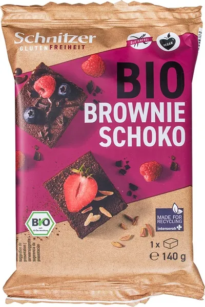 Schnitzer Brownie Chocolade Glutenvrij (140 gr)