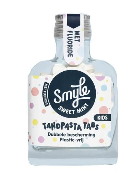 Smyle Tandpastatabletten Mint Fluoride, Kids (65 stuks)