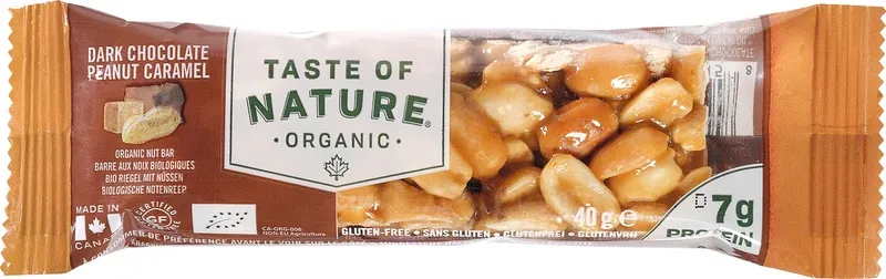 Taste Of Nature Reep Dark Chocolate Peanut -Caramel (40 gr)
