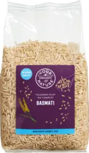 Your Organic Nature Basmatirijst Volkoren (400 gr)