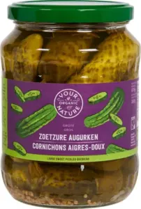 Your Organic Nature Augurken Zoetzuur (670 gr)