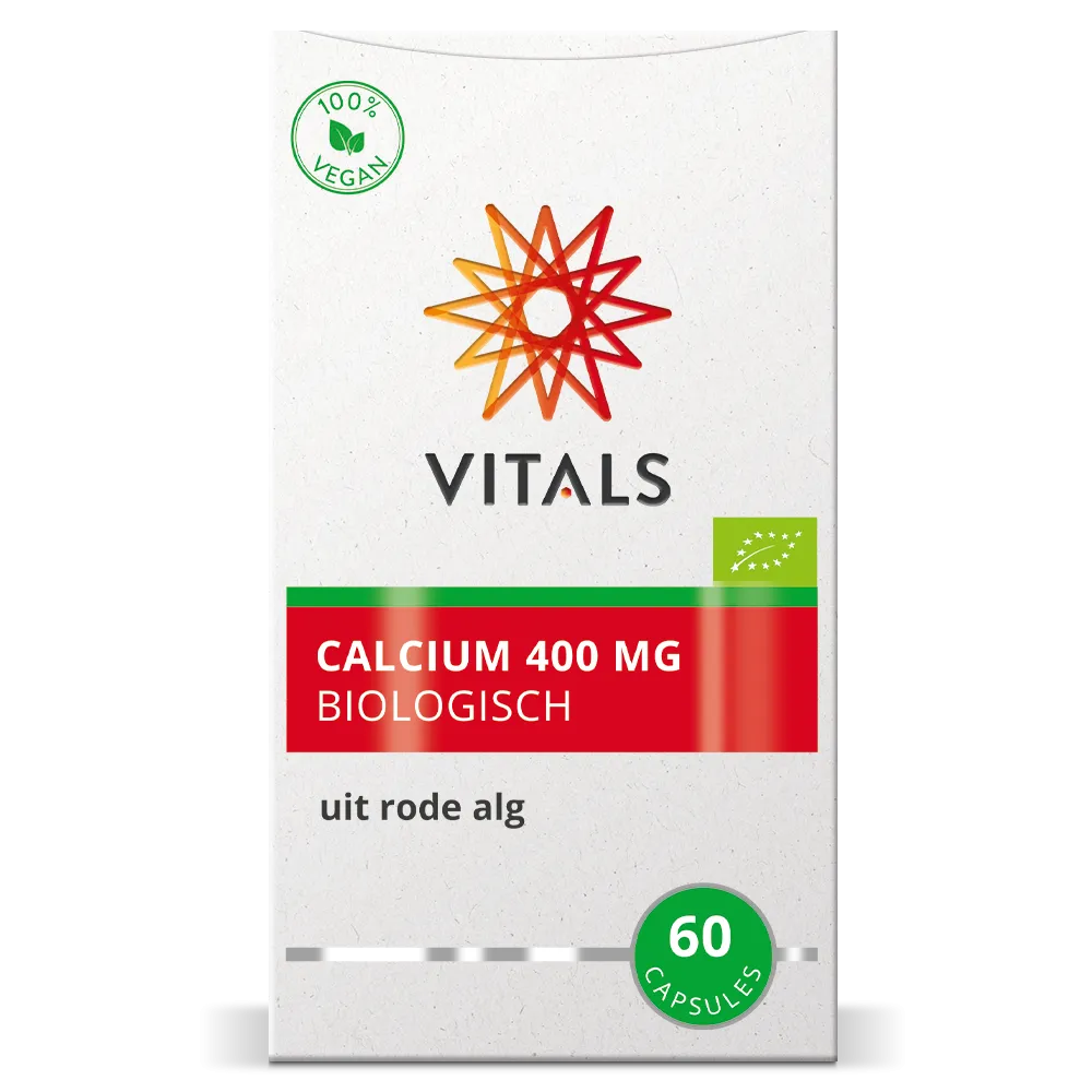Vitals Calcium 400 mg Biologisch (60 capsules) - image 2