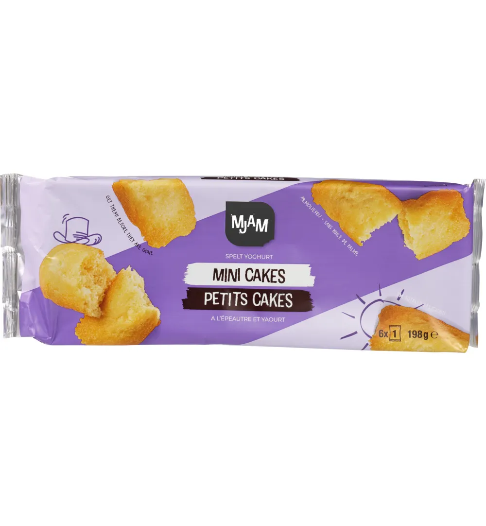 Mjam Mini cakes naturel (198 gr)