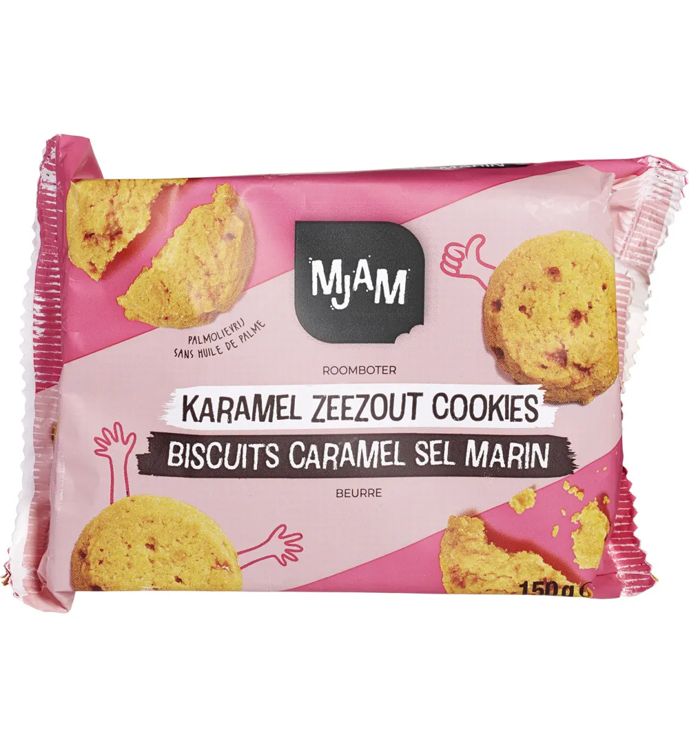Mjam Karamel Zeezout cookies (150 gr)