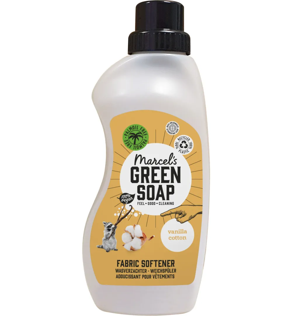 Marcel's Green Soap Wasverzachter Vanille & Katoen (750 ml)