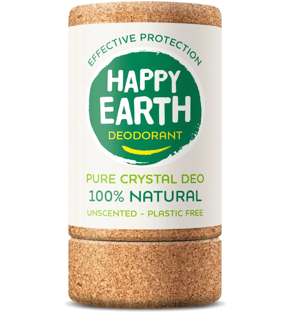 Happy Earth Pure crystal deodorant unscented (90 gr)