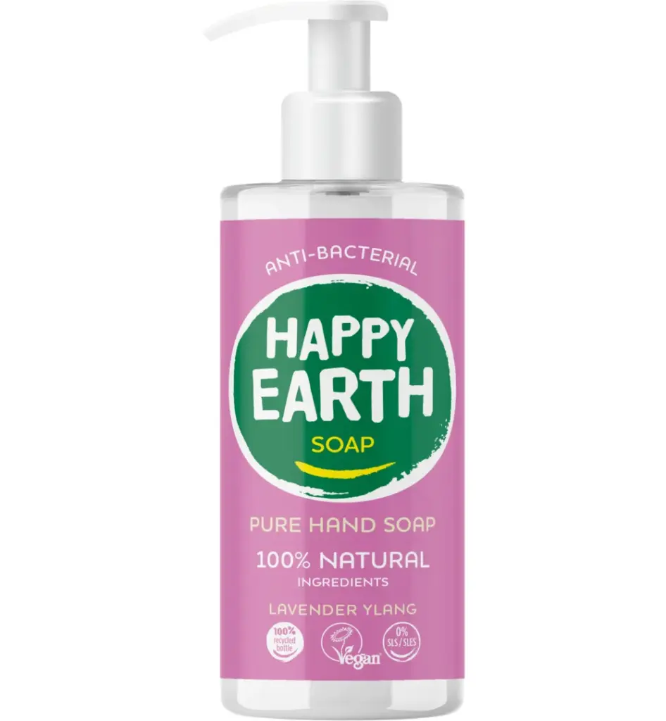 Happy Earth Pure hand soap lavender ylang (300 ml)