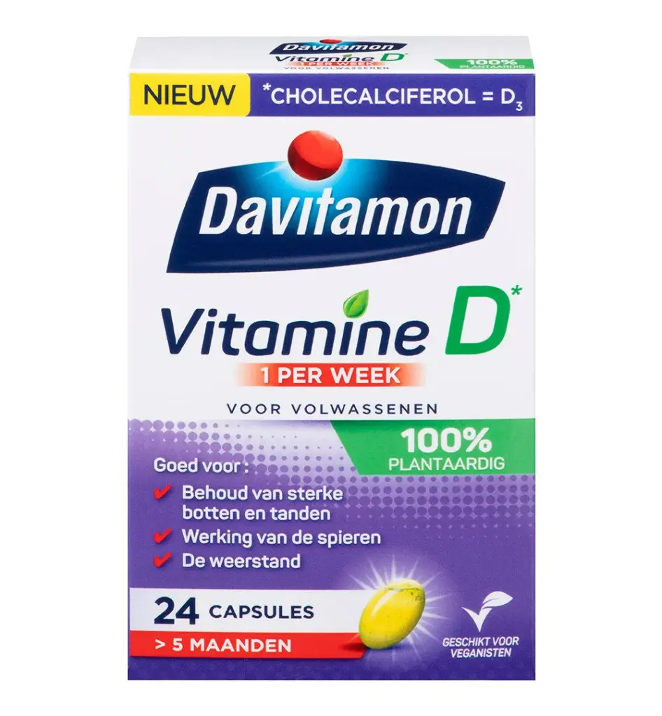 Davitamon Vitamine D3 Vegan (24 capsules)