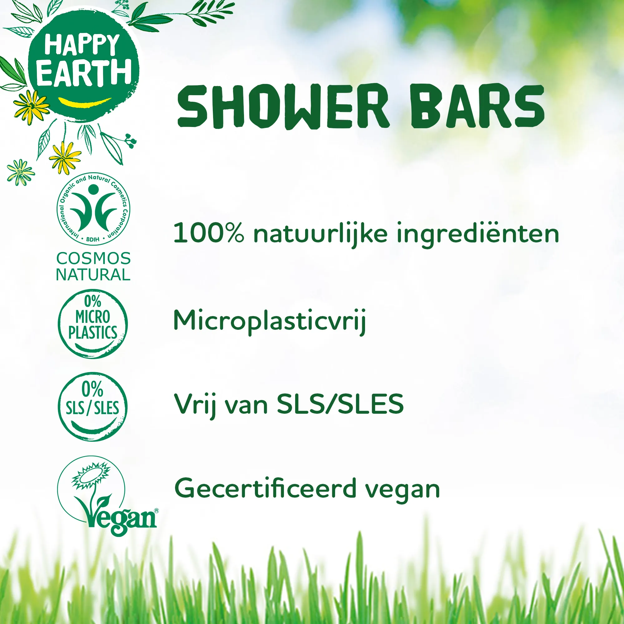 Happy Earth Shower Bar Cedar Lime (90 gr) - image 5