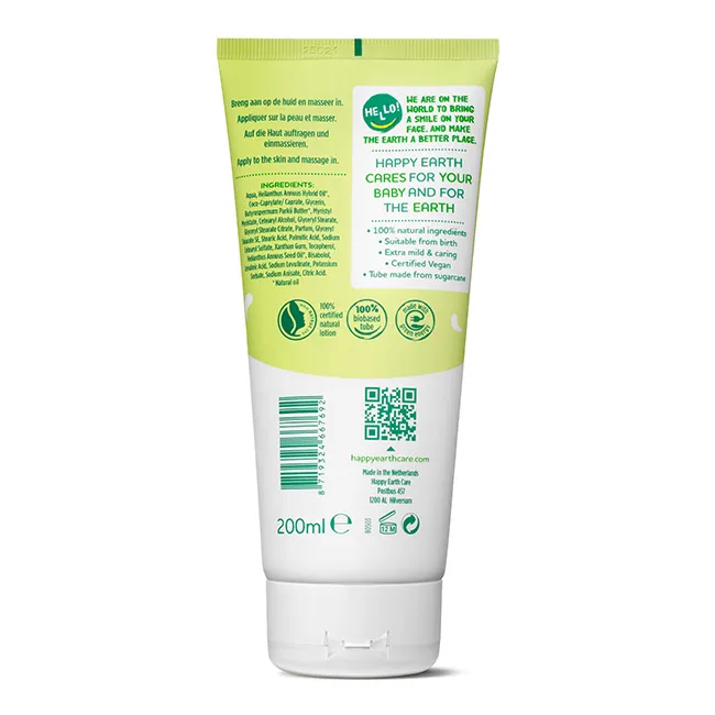 Happy Earth Bodylotion voor baby & kids (200 ml) - image 7