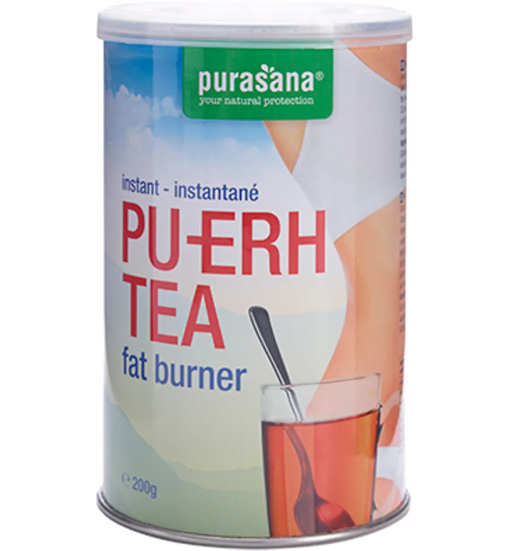 Purasana Pu-Erh Thee Instant/Instantane Vegan (200 gr)