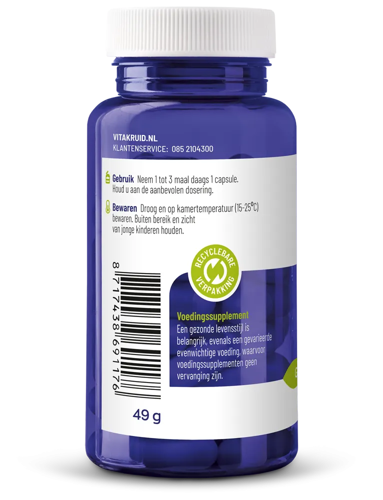 Vitakruid Pea Puur 400 Optipea® Palmitoylethanolamide (60 vega capsules)