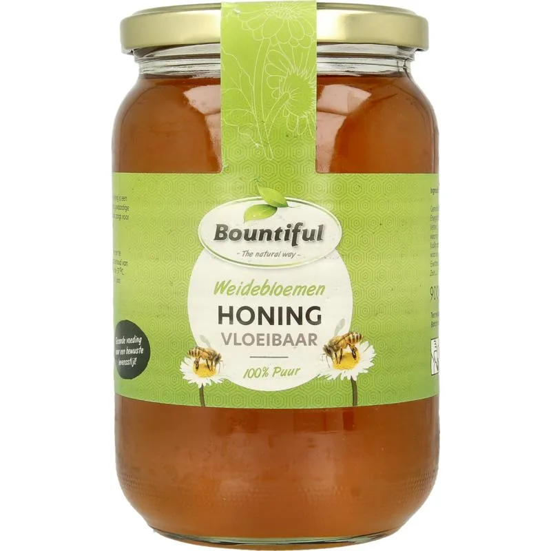 Bountiful Weidebloemen honing vloeibaar (900 gr)