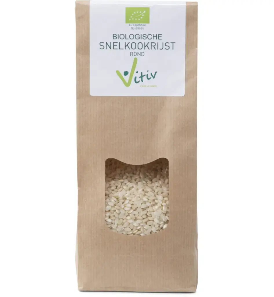 Vitiv Snelkookrijst Bio (500 gr)