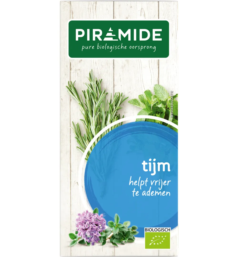 Piramide Tijm Thee Eko Bio (20 stuks)