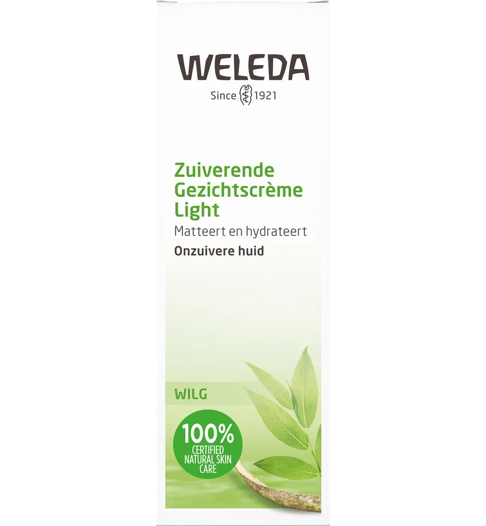 WELEDA Wilg zuiverende gezichtscreme light (30 ml)