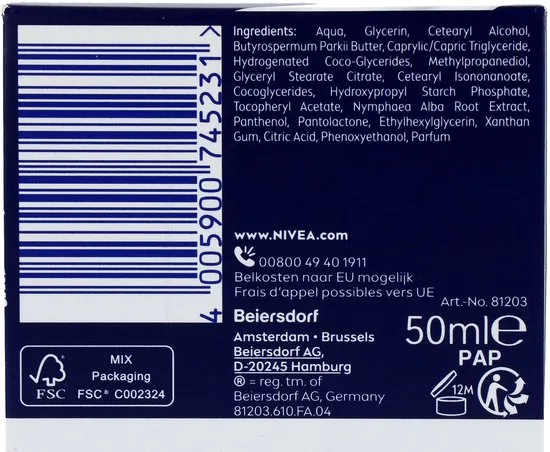 Nivea Essentials Hydraterende Nachtcrème (50 ml) - image 2