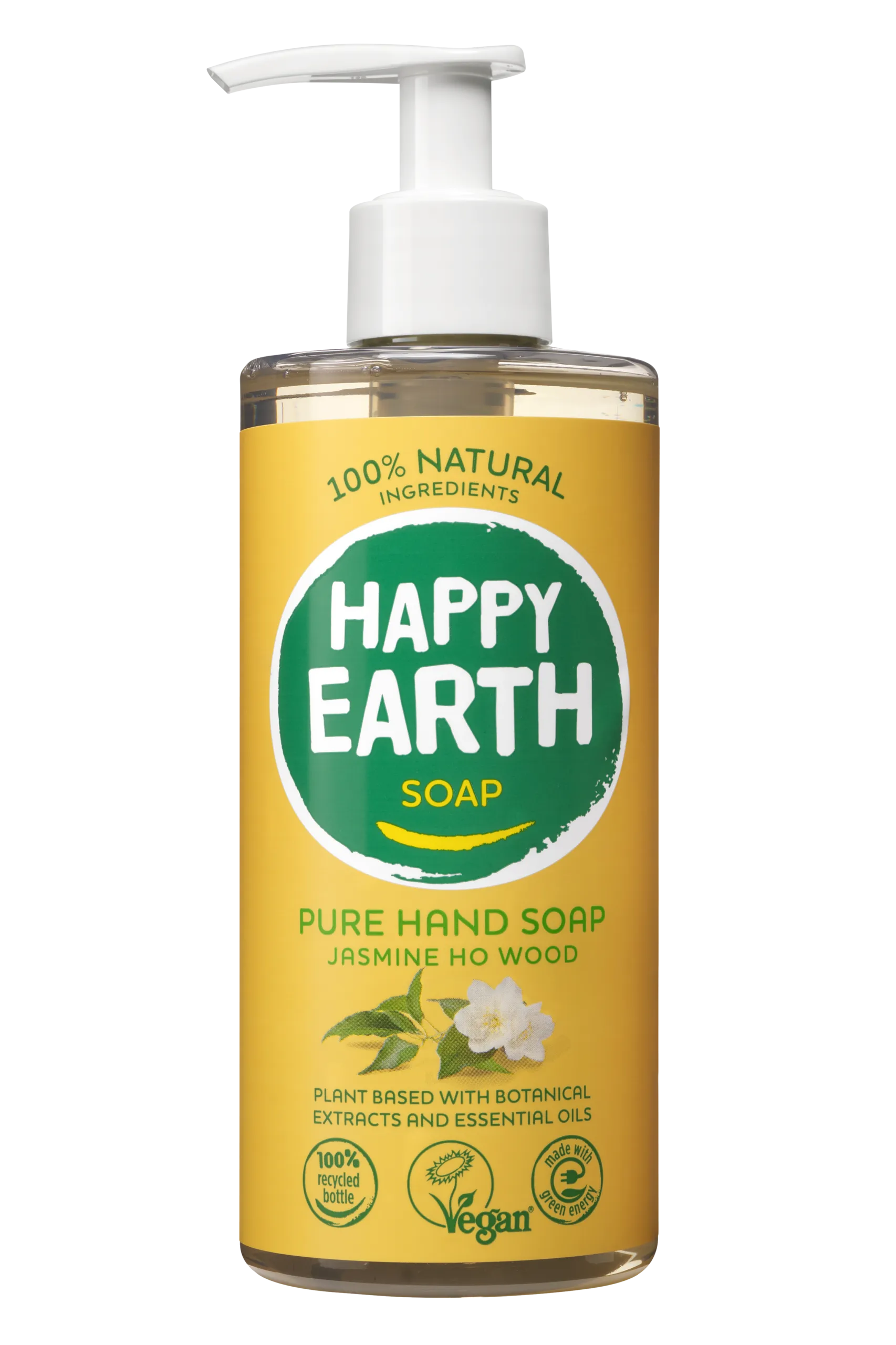 Happy Earth Handzeep Jasmine Ho Wood (300 ml)