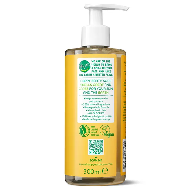 Happy Earth Handzeep Jasmine Ho Wood (300 ml) - image 6