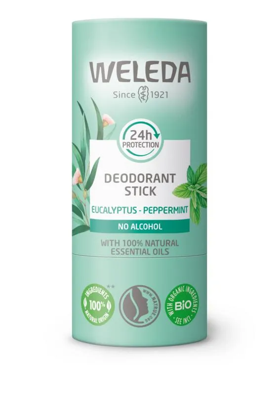 WELEDA Eucalyptus + peppermint 24U deodorant stick (50 gr)
