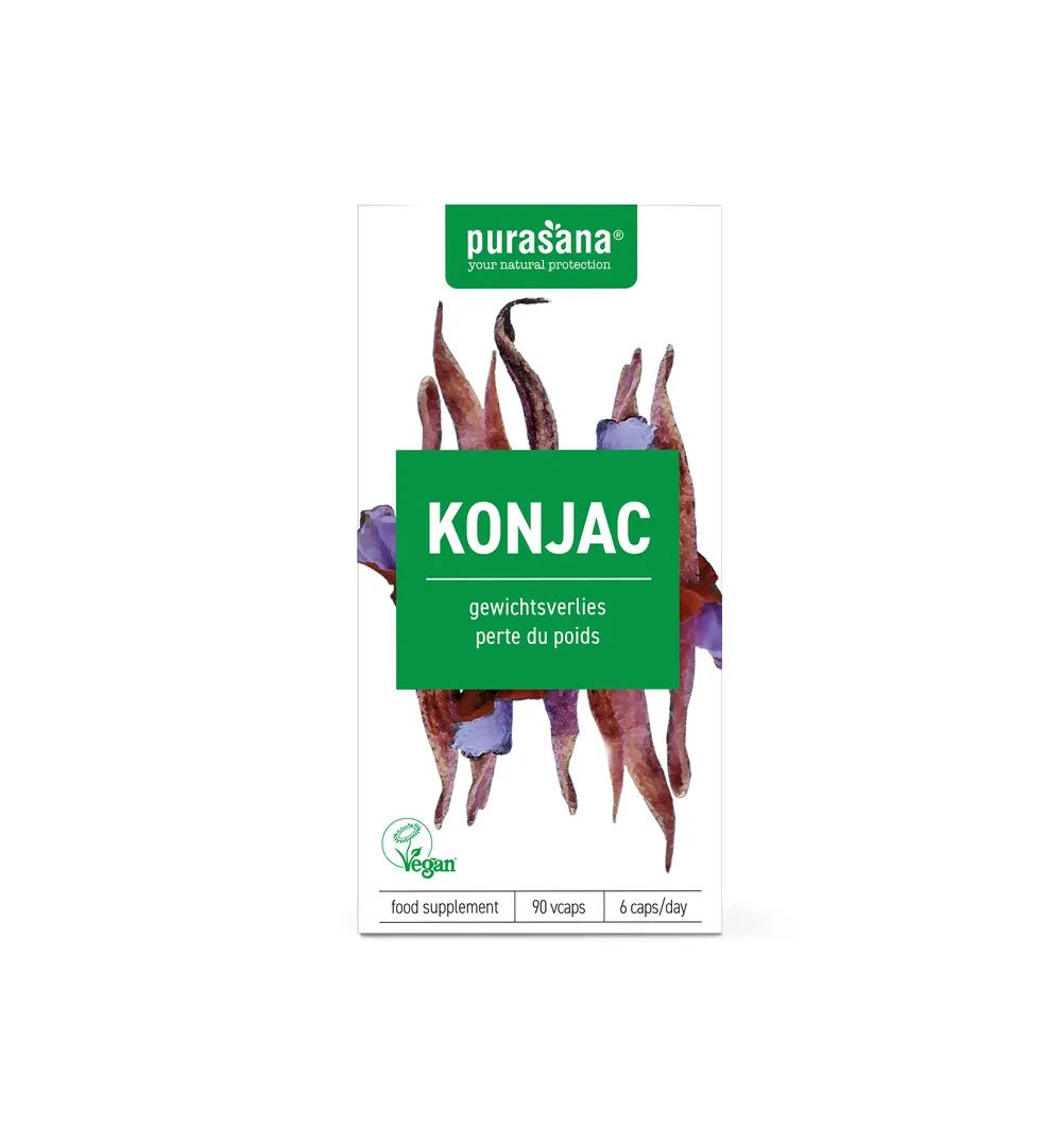Purasana Konjak Extract 530 Mg (90 vega capsules)