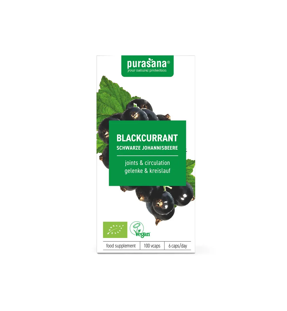 Purasana Zwarte Bes 300 Mg Bio (100 vega capsules)