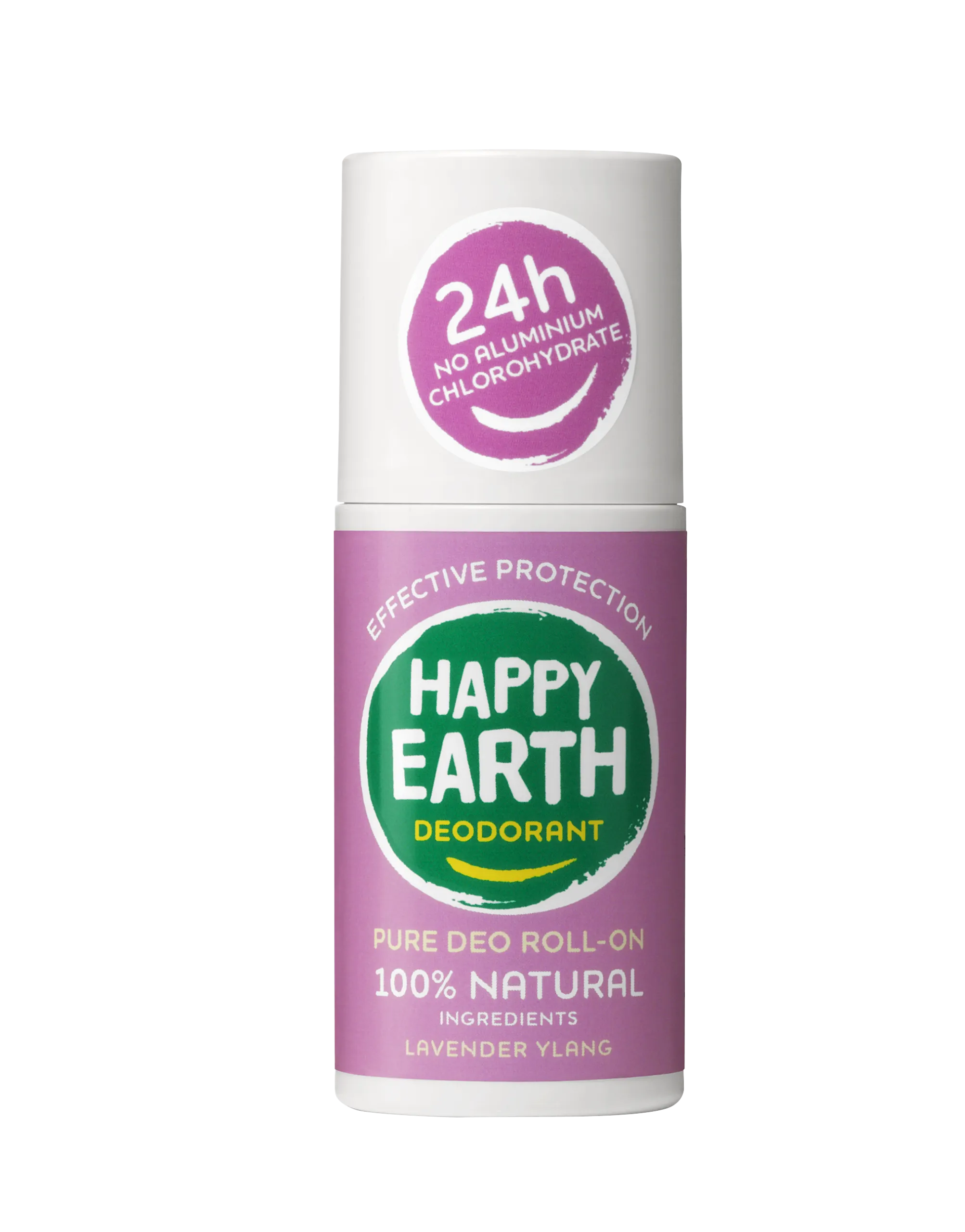 Happy Earth Pure deodorant roll-on lavender ylang (75 ml)