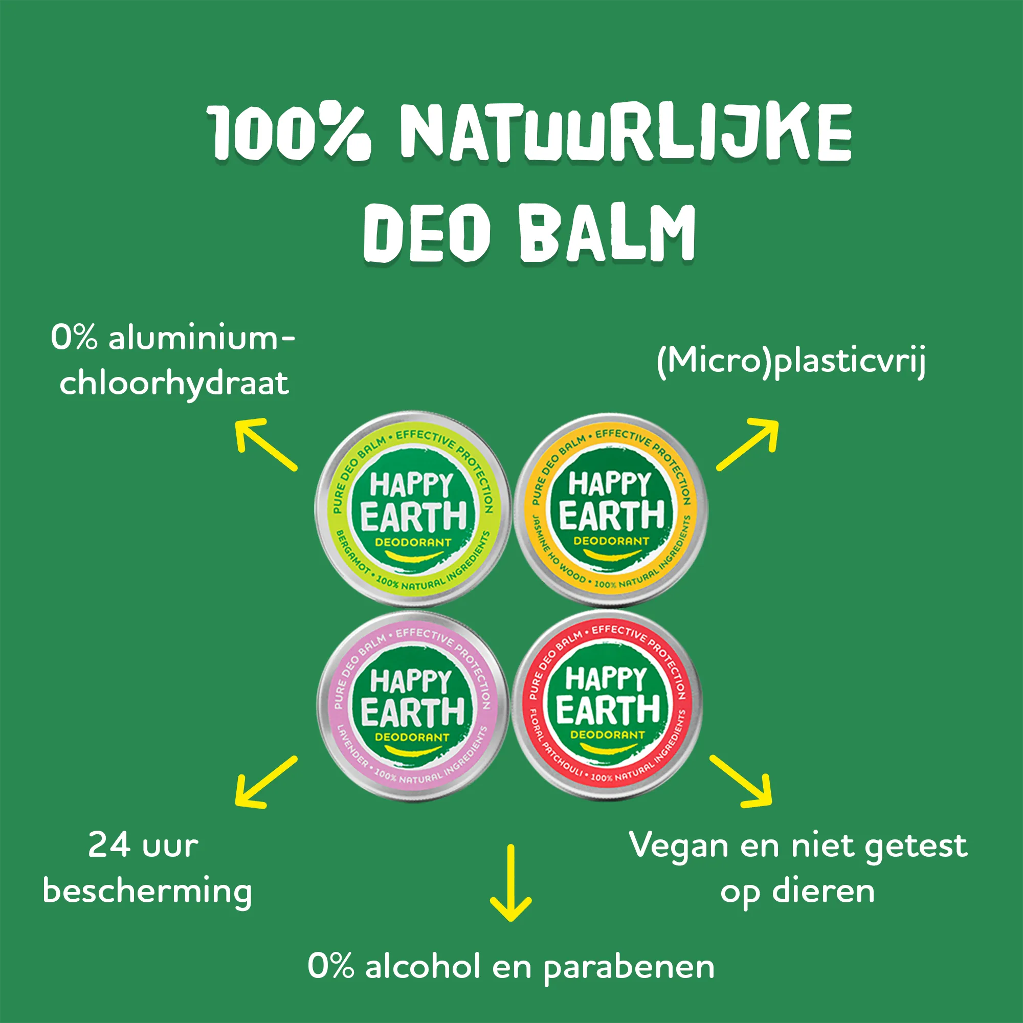 Happy Earth Pure deodorant balm lavender (45 gr) - image 5