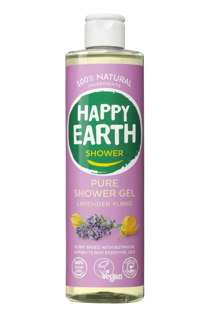 Happy Earth Pure showergel lavender ylang (300 ml)
