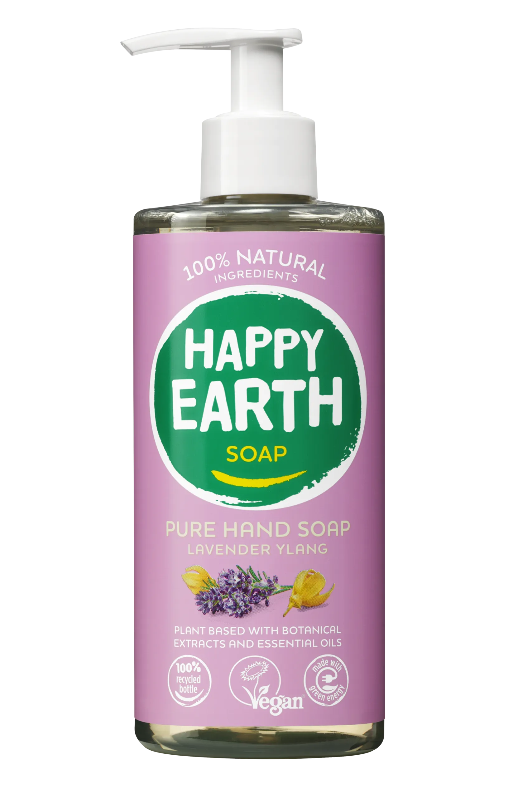 Happy Earth Pure Hand Soap Lavender Ylang (300 ml)