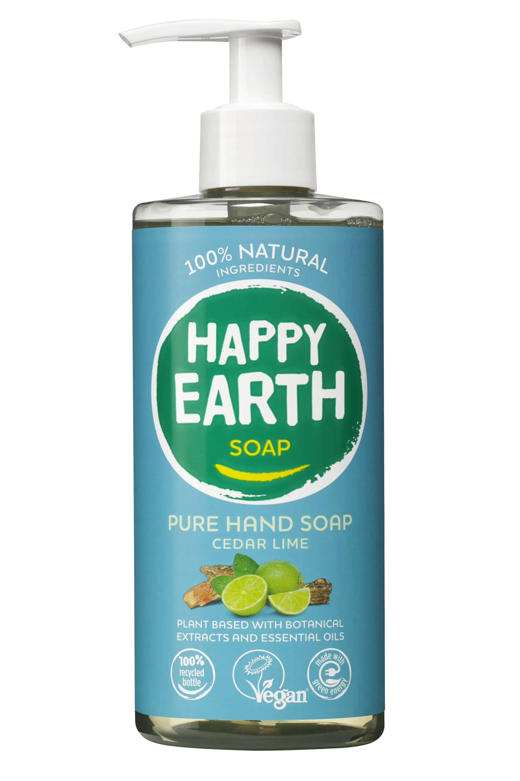 Happy Earth Pure Hand Soap Cedar Lime (300 ml)