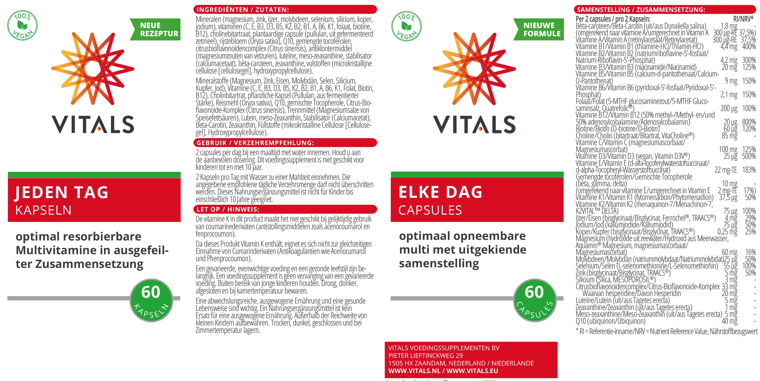 Vitals Elke Dag (60 capsules) - image 3