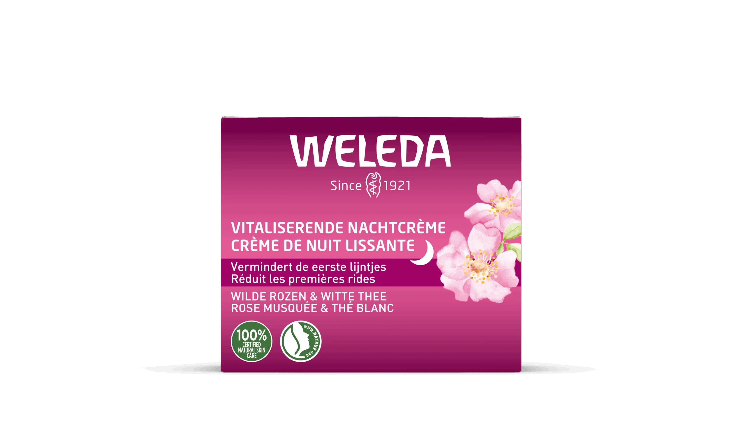 Weleda Wilde Rozen & Witte Thee Vitaliserende Nachtcreme (40 ml)