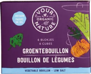 Your Organic Nature Groentebouillonblokjes Helder Zoutarm (6 stuks)