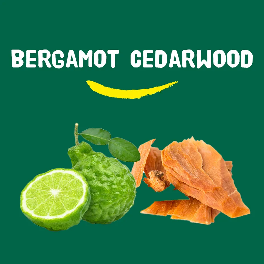 Happy Earth Douchegel Bergamot Cedarwood (300 ml) - image 3