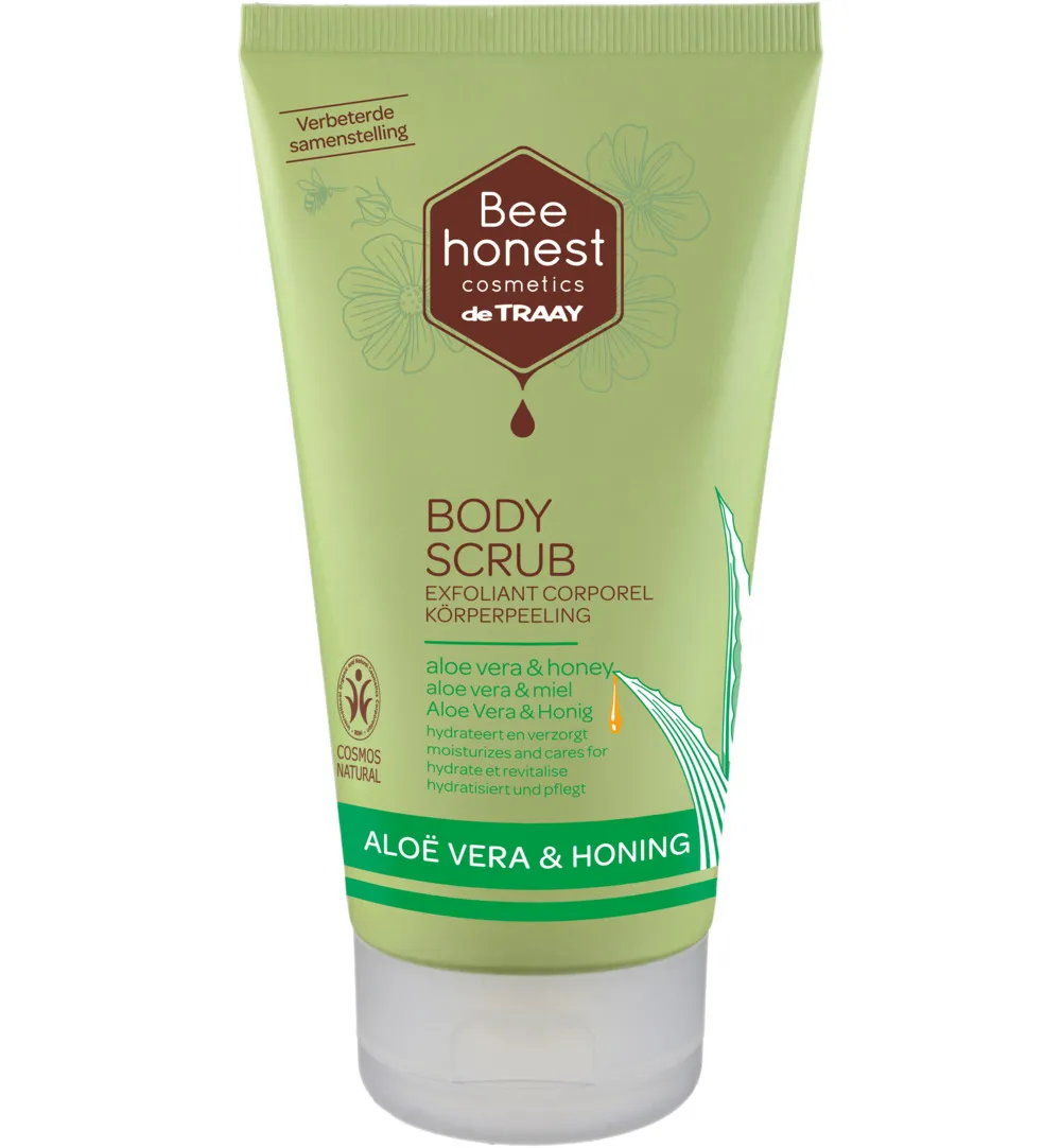 Bee Honest Bodyscrub Aloe Vera & Honing (150 ml)