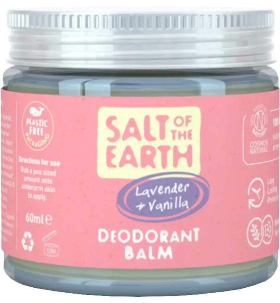 Salt Of The Earth Natural Deodorant Balm, Lavender & Vanilla (60 ml)