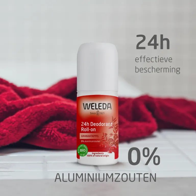WELEDA granaatappel 24h roll on deodorant (50 ml) - image 5