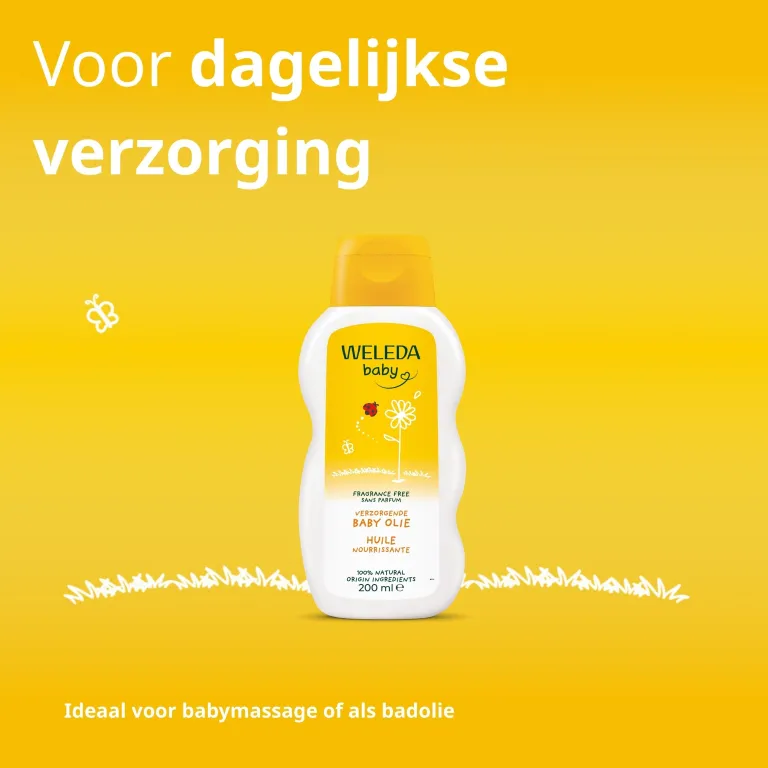 WELEDA Calendula baby verzorgende olie (200 ml) - image 5