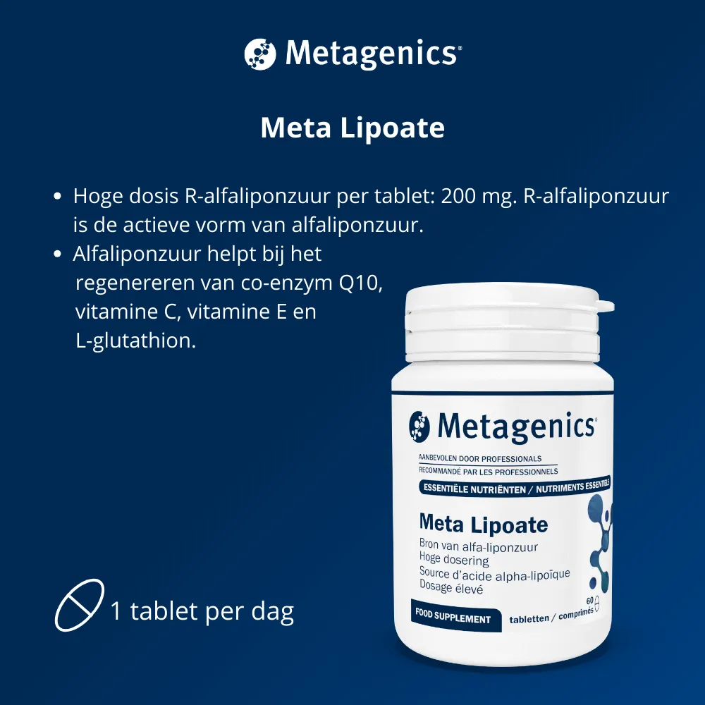 Metagenics Meta Lipoate 200 Bio (60 tabletten) - image 4