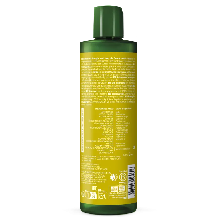 Weleda Energy Douchegel Gember (400 ml) - image 4
