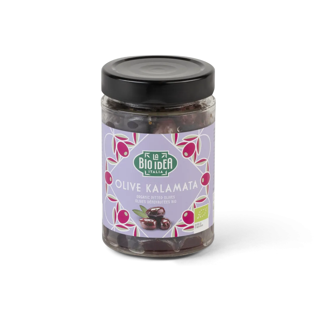 La Bio Idea Olijven Zwart Kalamata Ontpit Bio (180 gr)
