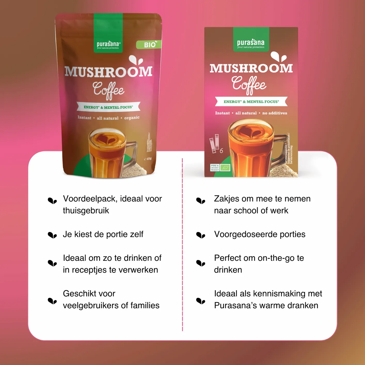 Purasana Mushroom Coffee Poeder (45 gr)