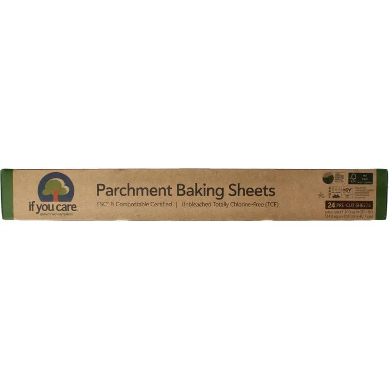 If You Care Bakpapier FSC Losse Vellen 33x40 (24 stuks)
